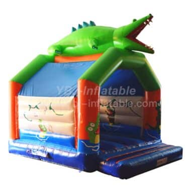 H1-0201 Alligator themed inflatable bounce