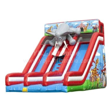 H2-1205 Elephant Large Inflatable Slide For Kids