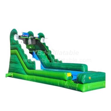 H2-1208 Green water inflatable slide
