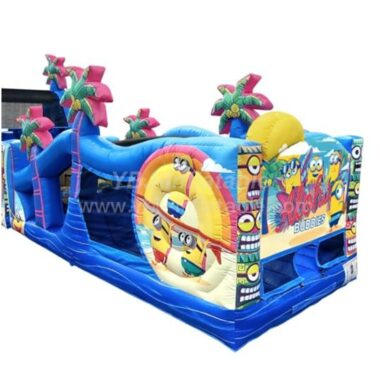 H3-1204 Minions theme inflatable playground