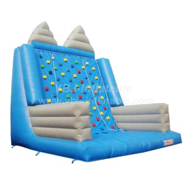 H5-1203 Inflatable Rock Climbing Wall Blue And Gray