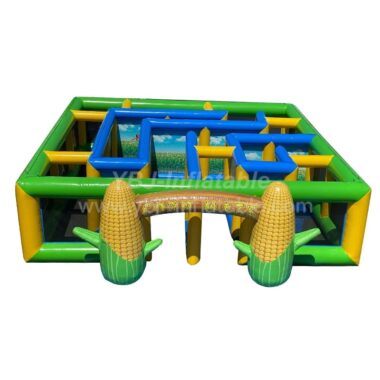 H5-4202 Corn theme maze inflatable interactive game