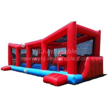 H5-4204 Funny PVC Tarpualin Red Inflatable Game Obstacle
