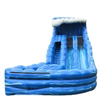 H2-2111 An inflatable water slide used in amusement parks
