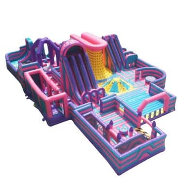 H3-0101 An outdoor inflatable amusement park bouncy castle