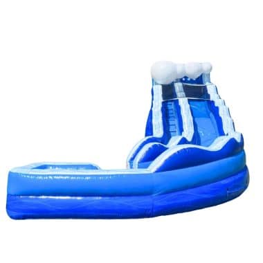 H2-2113 Bending waves inflatable water slides