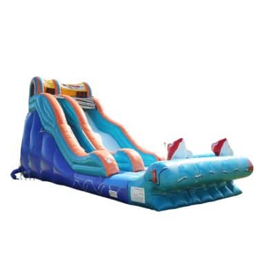 H2-1012 Blue Wave inflatable single water slide
