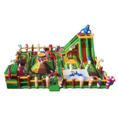 H3-0102 Bouncy castle amusement park Big slide amusement park
