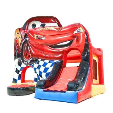 H1-2104 Cars themed inflatable bounce house