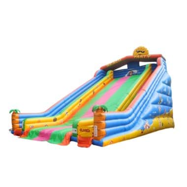H3-2006 Children graffiti two-way inflatable slide