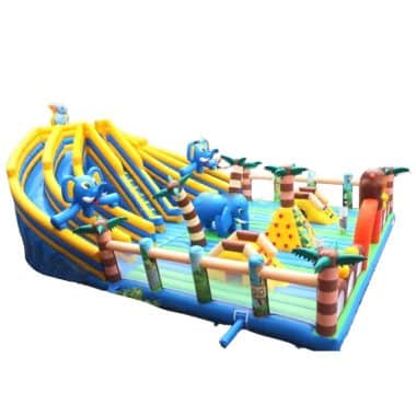 H3-0104 Commercial Outdoor Elephant World Inflatable Theme Park