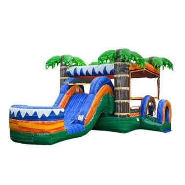 H1-2115 Commercial Tropical Palm Tree Inflatable Bounce House