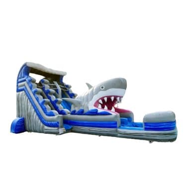 H2-2121 Commercial large inflatable big shark themed water slide