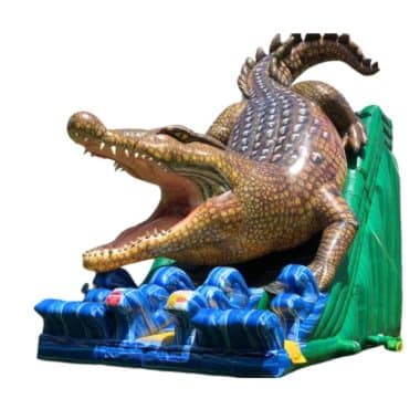 H3-2011 Custom crocodile themed giant slide