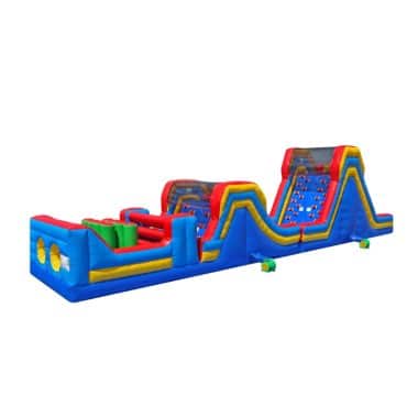 H3-3103 Double slide inflatable challenge run