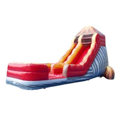 H2-2131 Fire Mountain theme inflatable water slide
