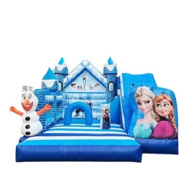 H1-0154 Frozen theme inflatable trampoline