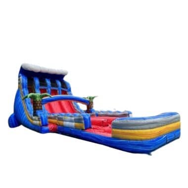 H3-2021 Giant inflatable pool slide
