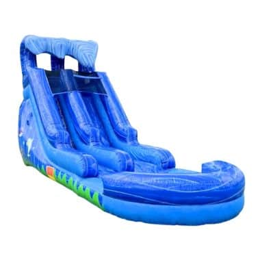 H2-2133 Graffiti Wave inflatable water slide