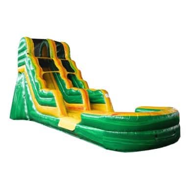 H2-2134 Green inflatable water slide