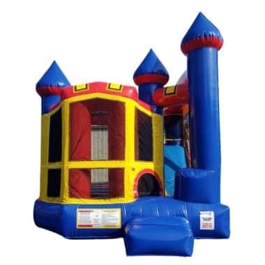 H1-2126 Inflatable bounce house with slide