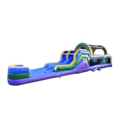 H3-3107 Inflatable challenge with slide slide