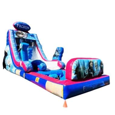 H2-2142 Inflatable water slides with a frozen theme
