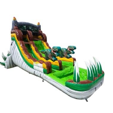 H2-2144 Jurassic dinosaur themed inflatable water slide