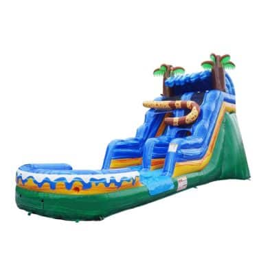 H2-2147 Medium palm inflatable snake water slide