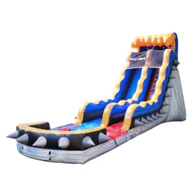 H2-2156 Pirate style inflatable water slide with rivets