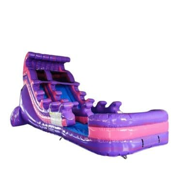 H2-2158 Purple surf inflatable water slide