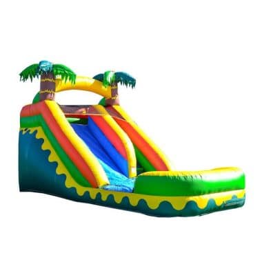 H2-2166 Tropical inflatable slide
