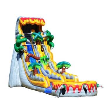 H2-2167 Tropical palm tree themed slide
