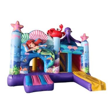 H1-2145 Undersea mermaid themed inflatable bounce house