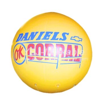 B2-15 Giant Outdoor Yellow Inflatable Balloon