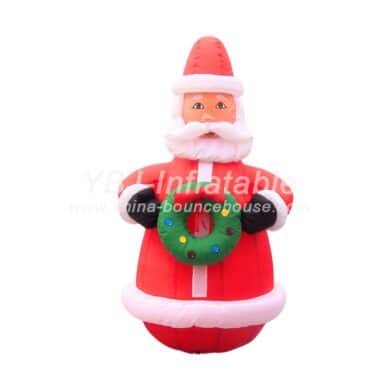 C1-121 4M Height Outdoor Inflatable Christmas Santa Claus Decorations
