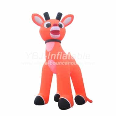 C1-180 Christmas Inflatables Orange Deer