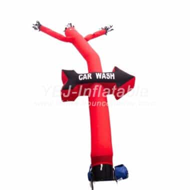 D2-37 Air Dancer Inflatable Red Tube Man For Advertising