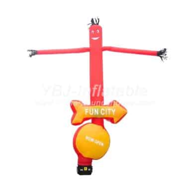 D2-46 Air Dancer Inflatable Red Tube Man For Advertising