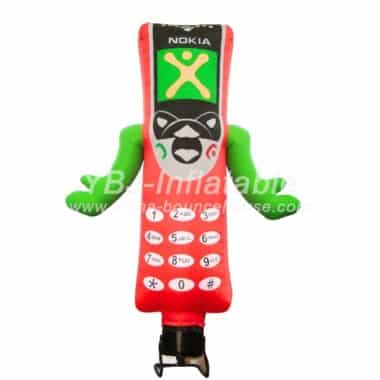 D2-48 Air Dancer Inflatable Mobile Phone Tube Man For Advertising