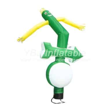 D2-52 Air Dancer Inflatable Green Tube Man For Advertising