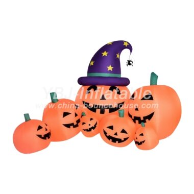 H3-00016 An inflatable pumpkin cartoon for Halloween