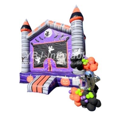 H3-0024 Colorful inflatable Halloween castle
