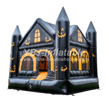 H3-0031 Black Halloween bouncy castle