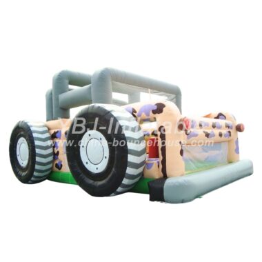 H3-3208-Custom mountain bike inflatable playground