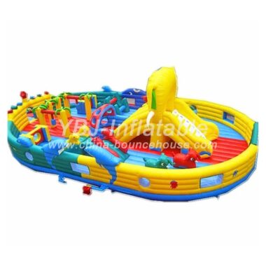H3-3211-Factory custom inflatable animal playground