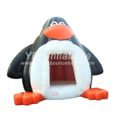 H3-3230-Penguin theme inflatable bouncer