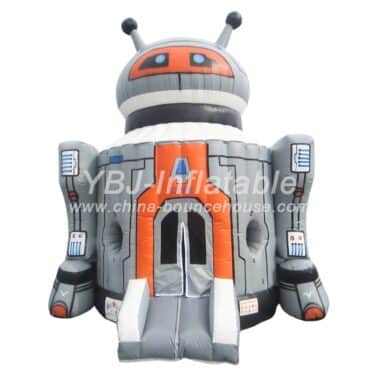 H3-3232-Robot theme inflatable bouncer