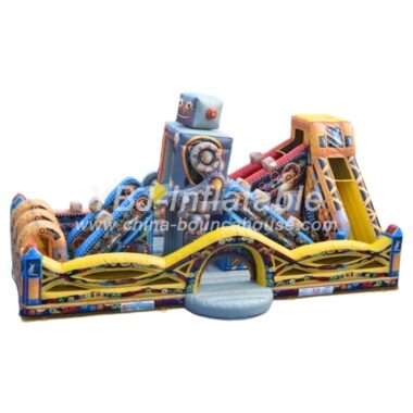 H3-3233-Robot World Inflatable Playground