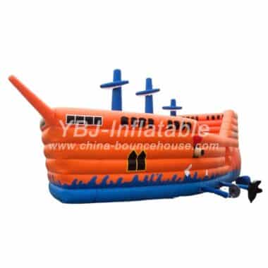 H3-3235-Sailing boat inflatable playground